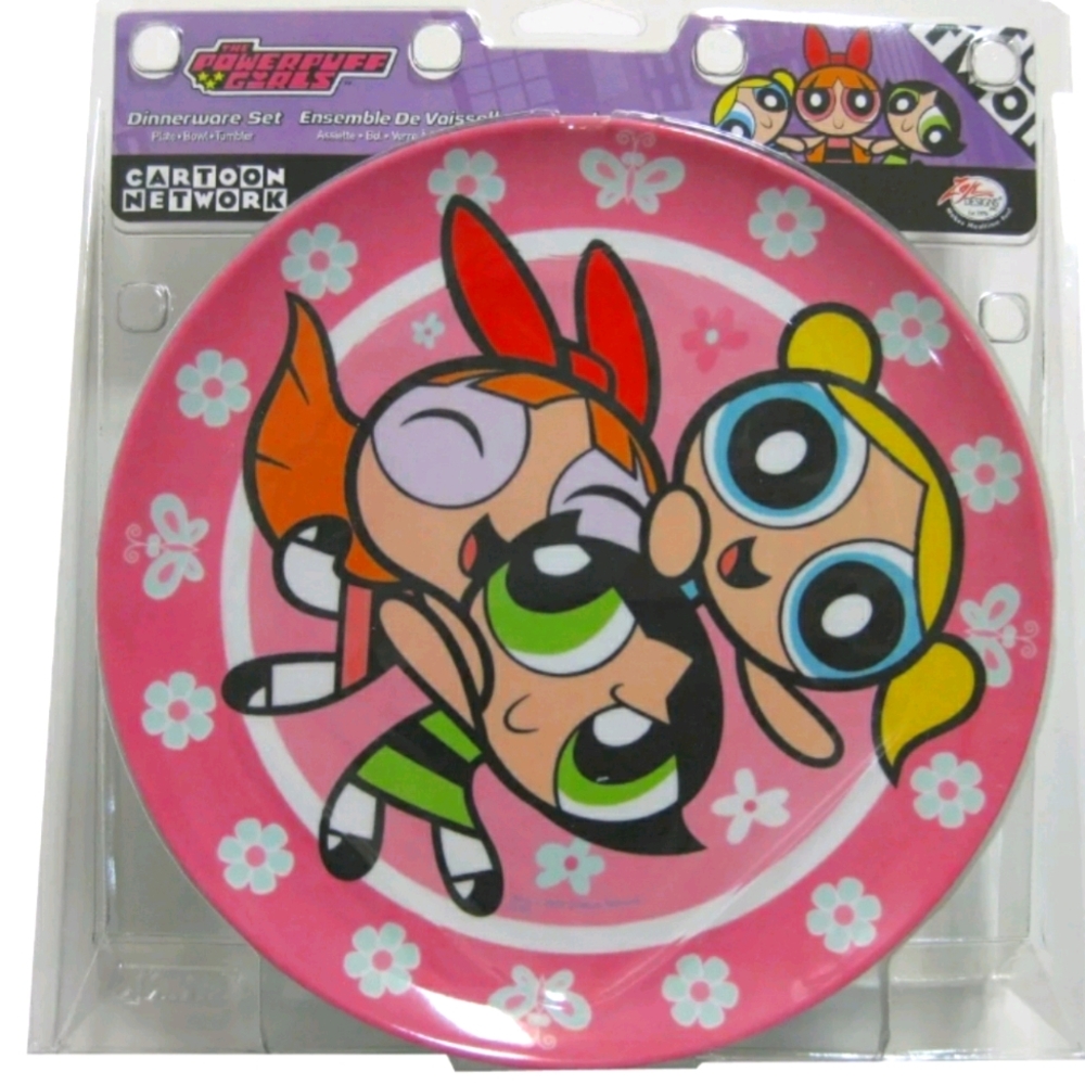 Cartoon Network The Powerpuff Girls Dinnerware Set